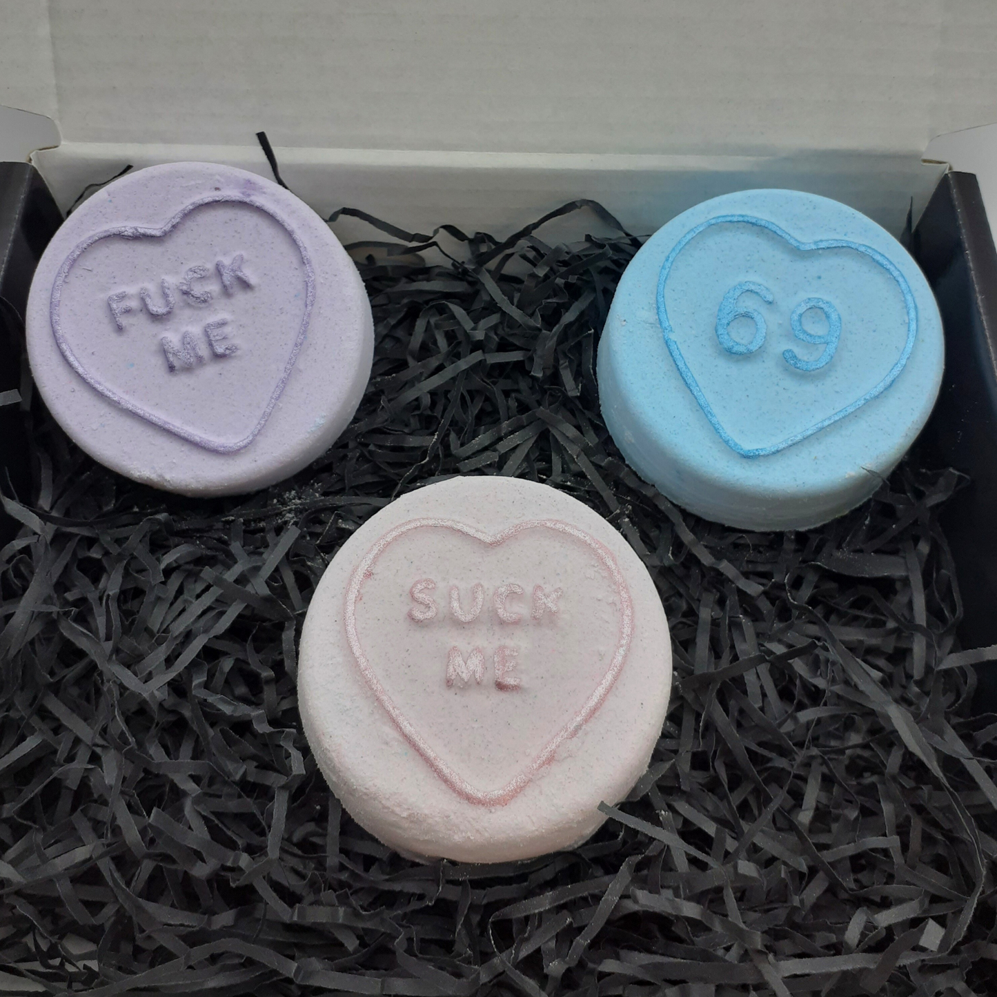 Naughty Love Sweets Bath Bombs Trio Gift Set